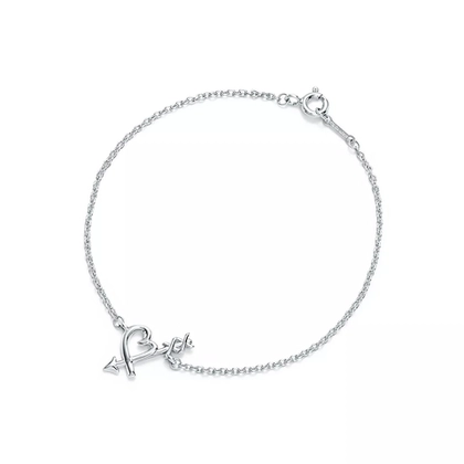 Браслет из серебра 925, Tiffany 💝стрела Амура ✨В наличии