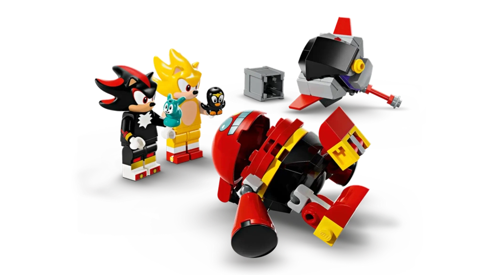 Конструктор LEGO Sonic the Hedgehog 76999 Super Sonic против Egg Drillster