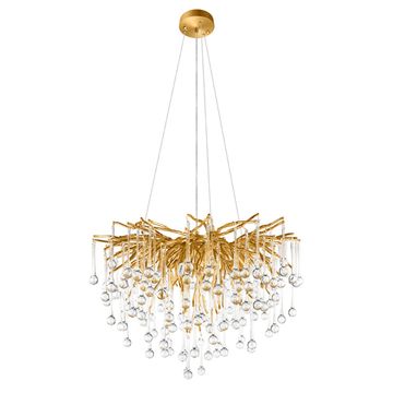 Подвесная люстра 10*G9 10377/600 золото Drops LOFT IT