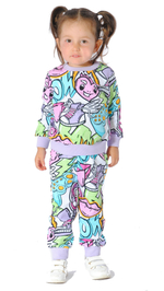 Костюм трикотажный для девочки 2-8 лет Fleur de Vie