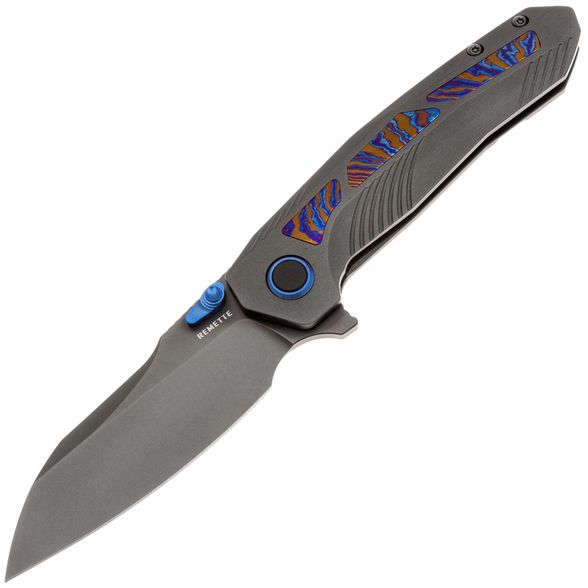 Цена наСкладной нож Remette Kestrel DLC, сталь S35VN, рукоять титан/Timascus