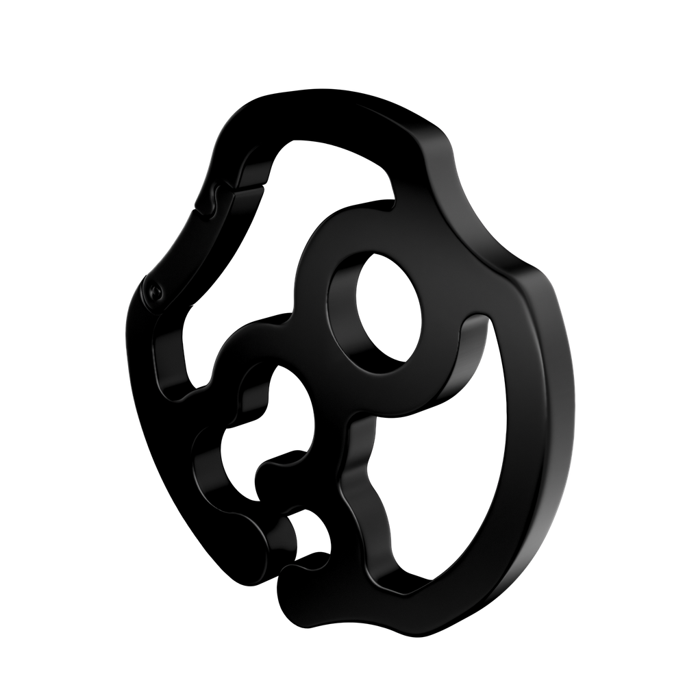 DOT black carabiner