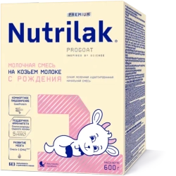 Смесь Nutrilak Premium 1 на козьем молоке 600г