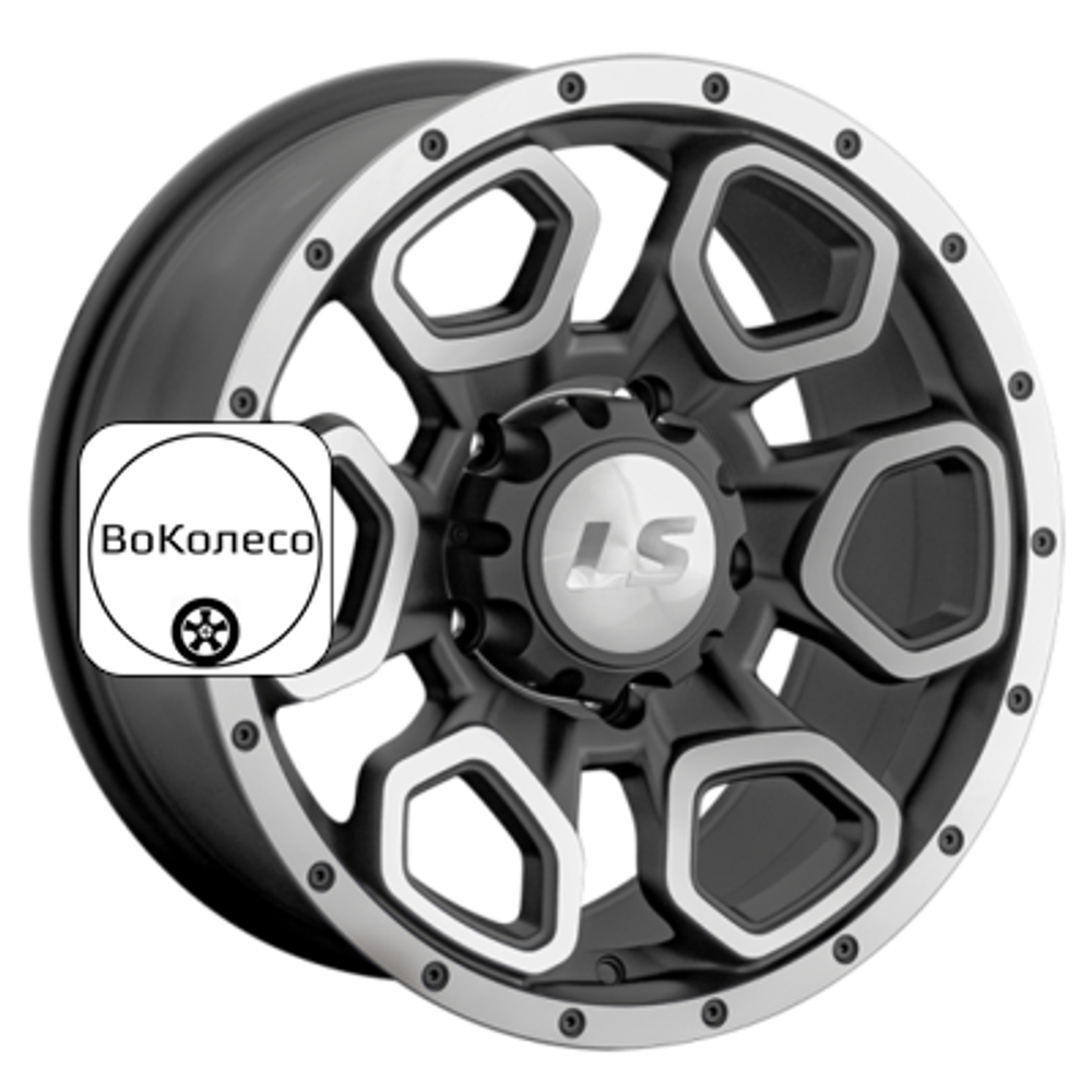 9x17/5x150 ET25 D110,1 1345 MBF (конус, Колпак+лого) LS