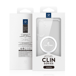 Усиленный прозрачный чехол с MagSafe для Samsung Galaxy S26+ Плюс, серия Clin Mag Series от Dux Ducis