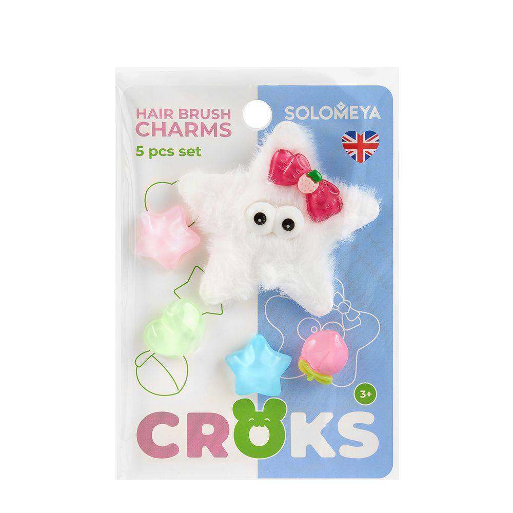 SOLOMEYA Набор украшений для расчески Пушистое настроение Set Of Charms For Hair Brush Fluffy Mood