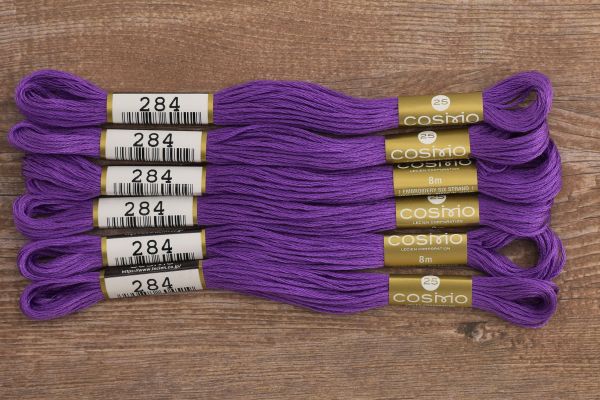 Мулине Lecien Cosmo, цв. 0284 / 6 мот. по 8 метров, в 6 сложений