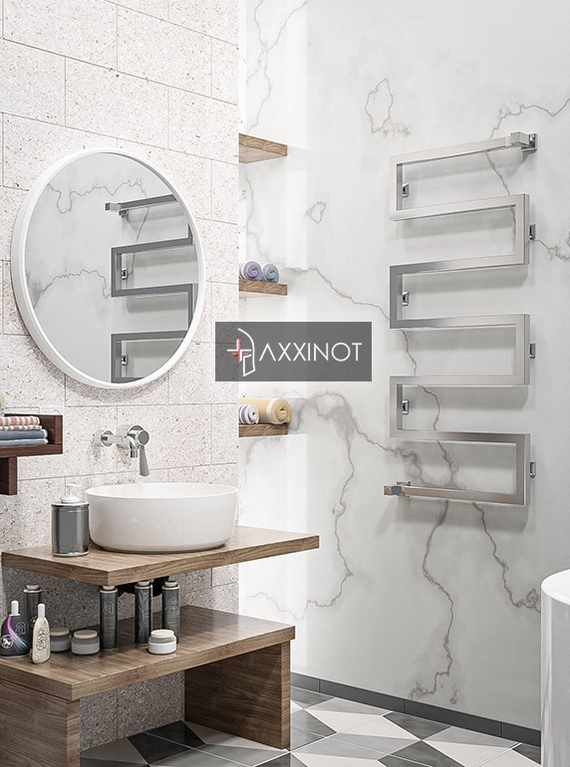 Axxinot Lurosa - змеевидный водяной дизайн полотенцесушитель из нержавеющей стали