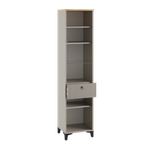 Витрина со стеклом 2 Ника современная 40×210×41 Альбина