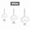 Твистер Helios Credo Double Tail 3,54"/9 см White 5шт. (HS-28-001)