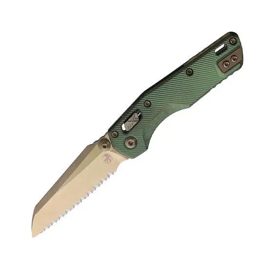 Нож Microtech MSI Mini 210M-15FLMS2 - рукоять титан, сталь - M390MK