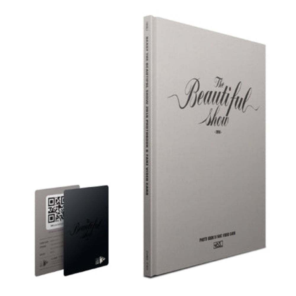 товары BEAST - THE BEAUTIFUL SHOW 2016 CONCERT PHOTO BOOK & FANZ VIDEO CARD