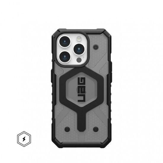 Чехол с поддержкой MAGSAFE Uag Pathfinder для iPhone 15 Pro MAX 6.7", цвет тонированный (Ash)