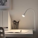 Настольный светильник с зажимом IKEA NAVLINGE (НЭВЛИНГЕ), Белый, 63 см