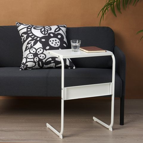 Приставной столик IKEA BRUKSVARA (БРУКСВАРА), Белый, 42х30 см