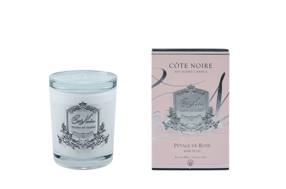 Свеча ROSE PETAL Cote Noire 450 мл Белый