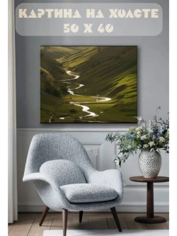 Картина на стену 40 X 50 Горная река