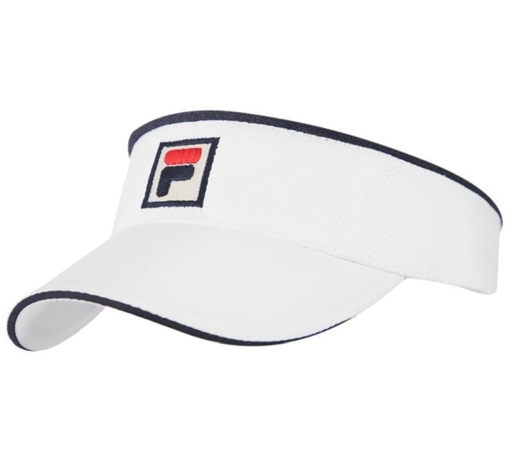 Козырек теннисный Fila Vuckonic Mesh Visor Hat - white