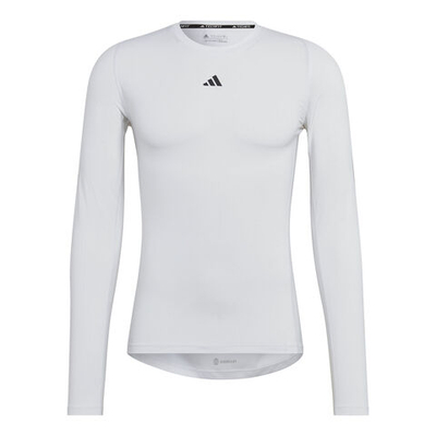 Мужское теннисное поло adidas Tech-Fit Long Sleeve Men - White