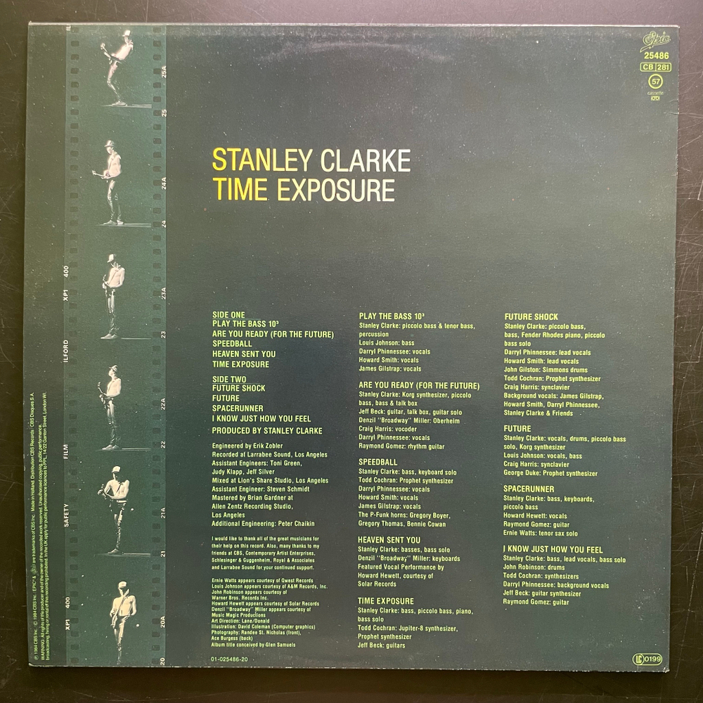 Stanley Clarke ‎– Time Exposure (Голландия 1984г.)