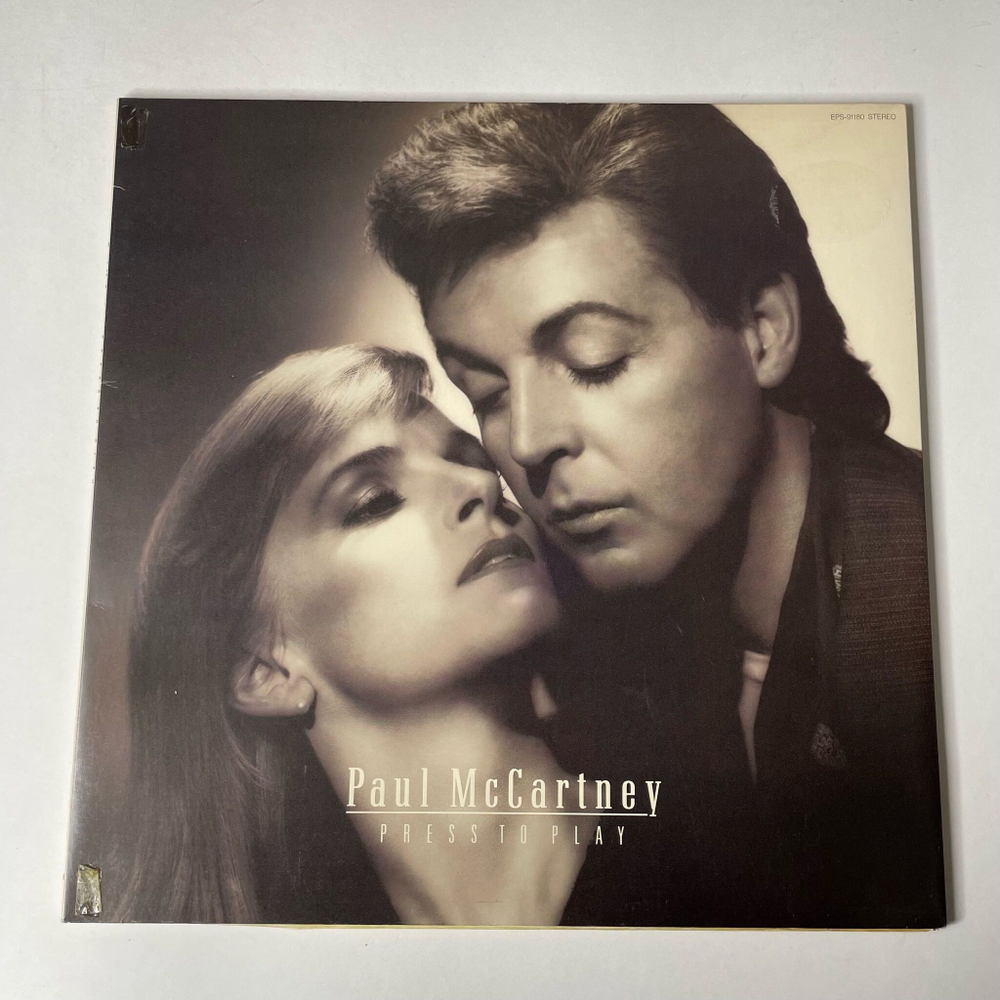 Винтажная виниловая пластинка LP Paul McCartney Press To Play (Japan 1986) (No Obi) Footprints