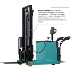 Штабелер с выдвижной мачтой (мини-ричтрак) PROLIFT PRO MRV 1530