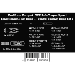Набор отвёрток Kraftform Kompakt VDE Safe-Torque Basic 1 WERA 05006634001