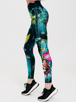 Леггинсы жен. для йоги и фитнеса Fit Snake