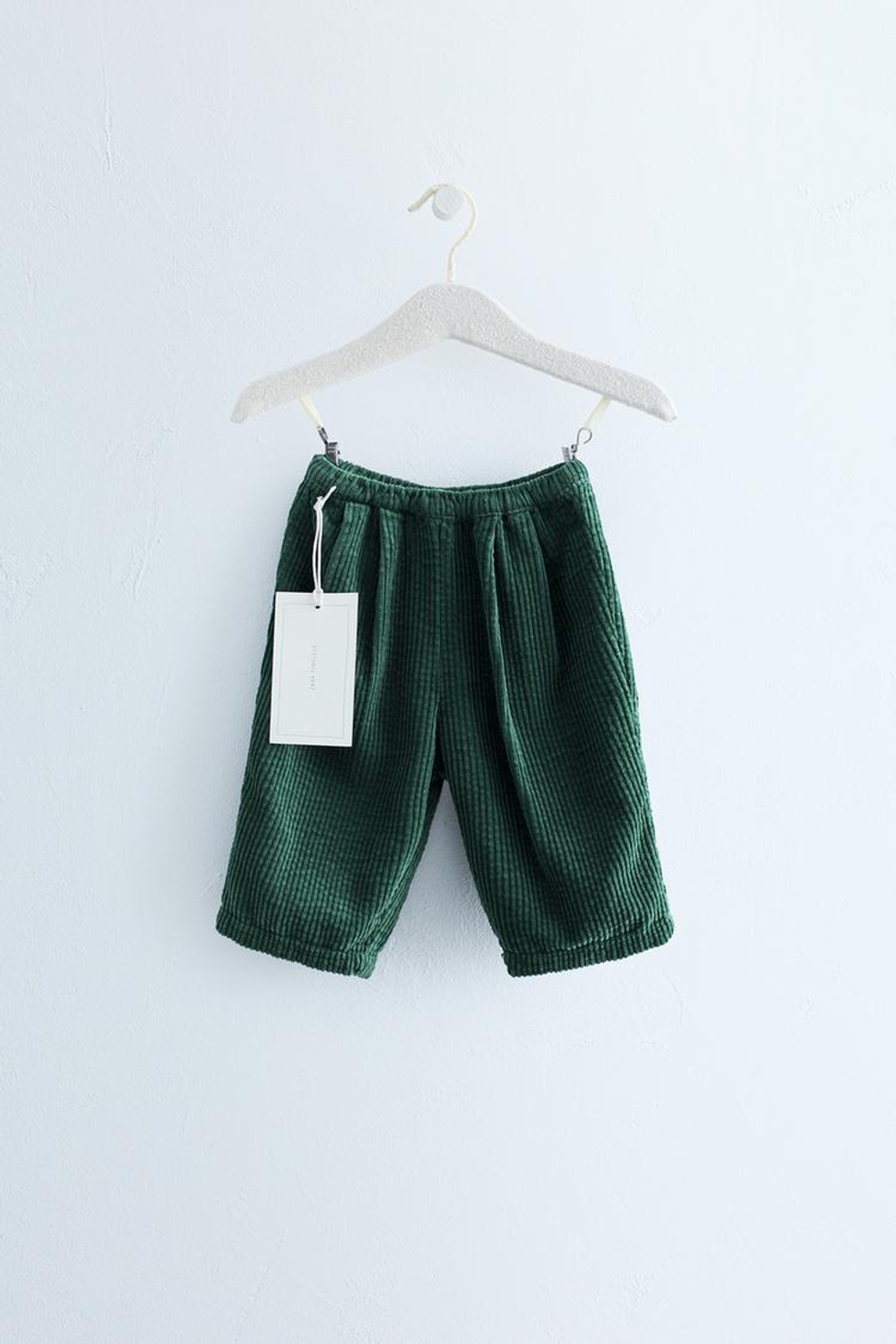 ZARA TIMELESS - ВЕЛЬВЕТОВЫЕ БРЮКИ BALLOON, МЯГКИЙ ЗЕЛЕНЫЙ
