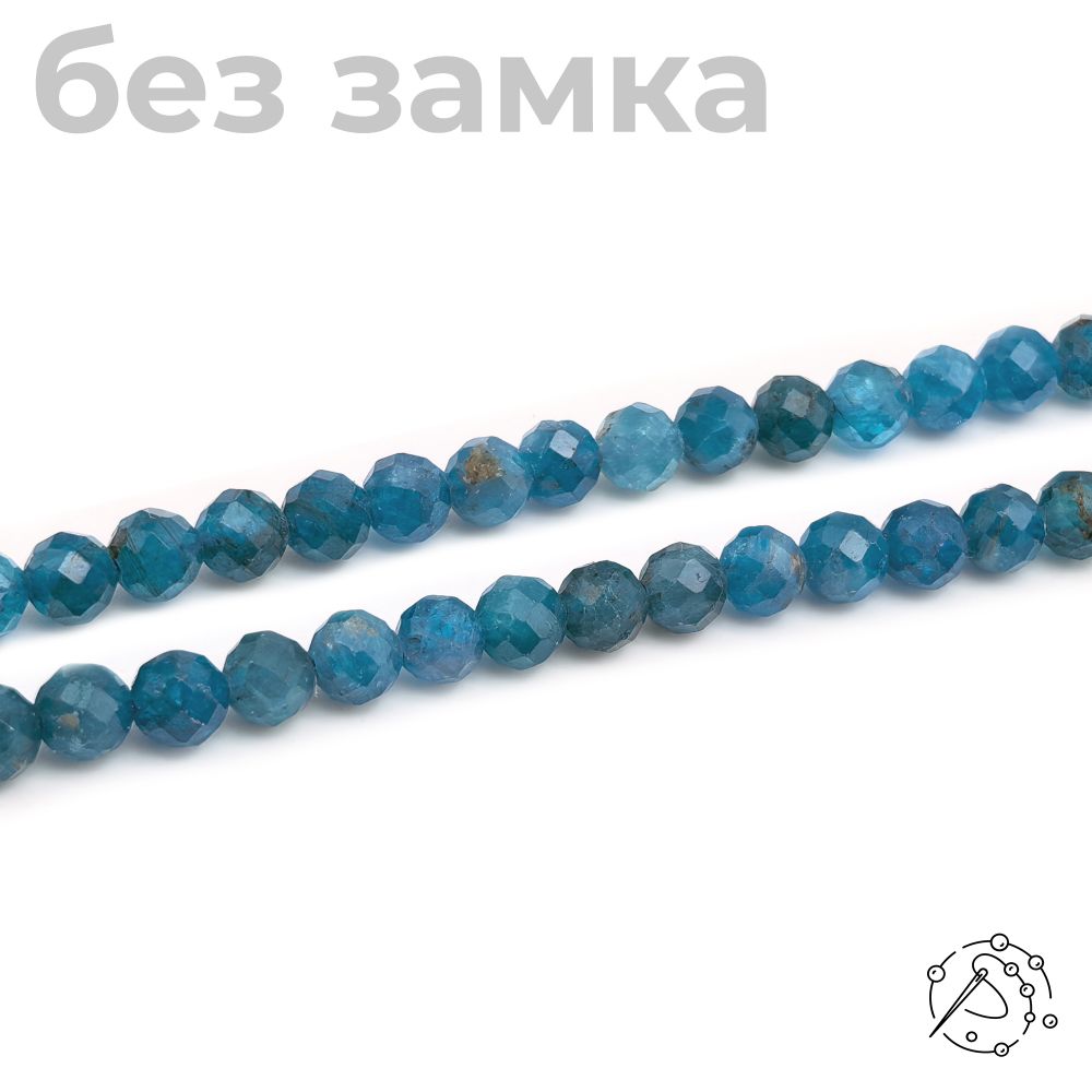 Нить из бусин Апатит, 3-4 мм с огранкой