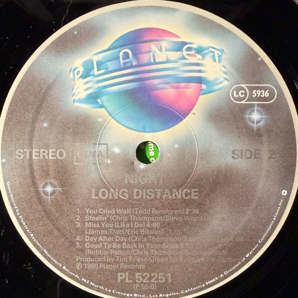 Night ‎– Long Distance (Германия 1980г.)