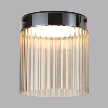 Потолочный светодиодный светильник 20W 4000К 5047/20LC чёрный/янтарный Pillari Odeon Light
