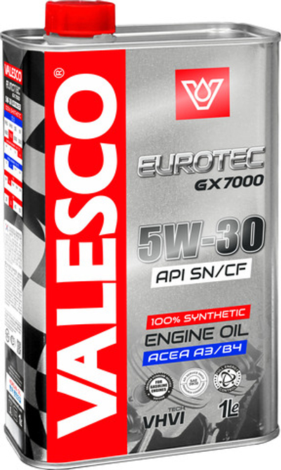 VALESCO Eurotec GX 7000 5w30 API SN/CF  1л