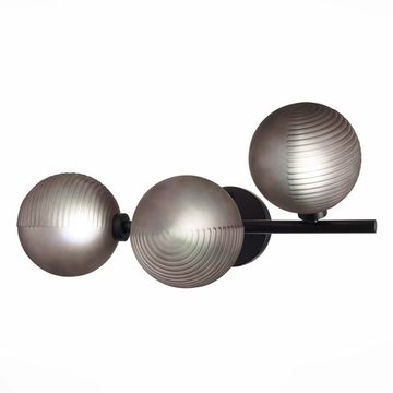 Бра 3*G9 SL1184.401.03 чёрный/дымчатый Todo ST-Luce