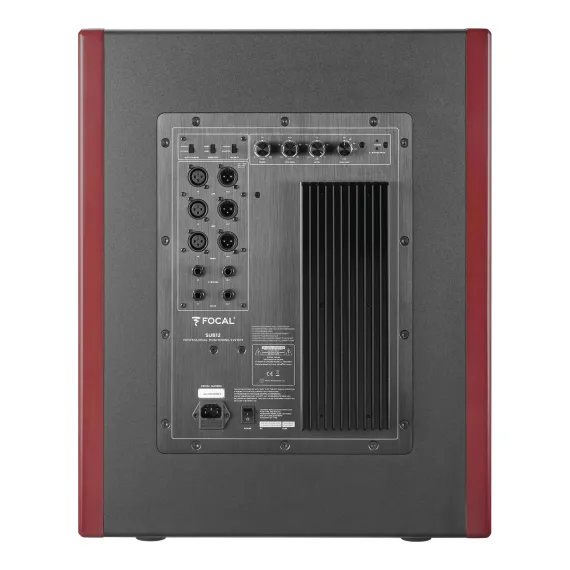 Focal SUB12 Black Red