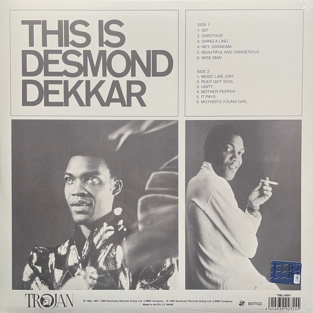Desmond Dekker ‎– This Is Desmond Dekkar (Европа 2015г.)
