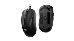 AULA SC590 Pro Black — детали корпуса и управления