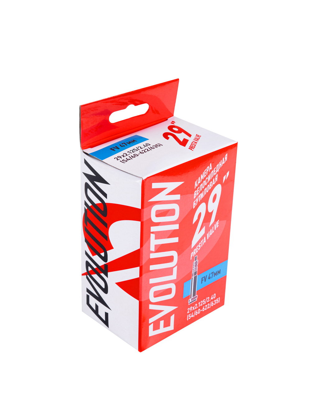 Камера EVOLUTION 28/29 x 2.125/2.40 (54/60-622/635) FV48 мм бутиловая