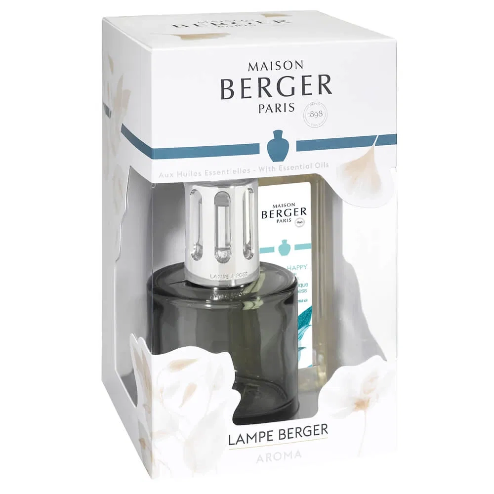 Maison Berger Paris Набор ароматической лампы серого цвета + ароматическое масло Aroma Happy EAN 3127290048134