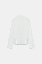 РУБАШКА В ПОЛОСКУ С ЗАВЯЗКОЙ — ZARA