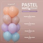 Шар (12''/30 см) Пыльная роза (110), пастель ретро, 12 шт.