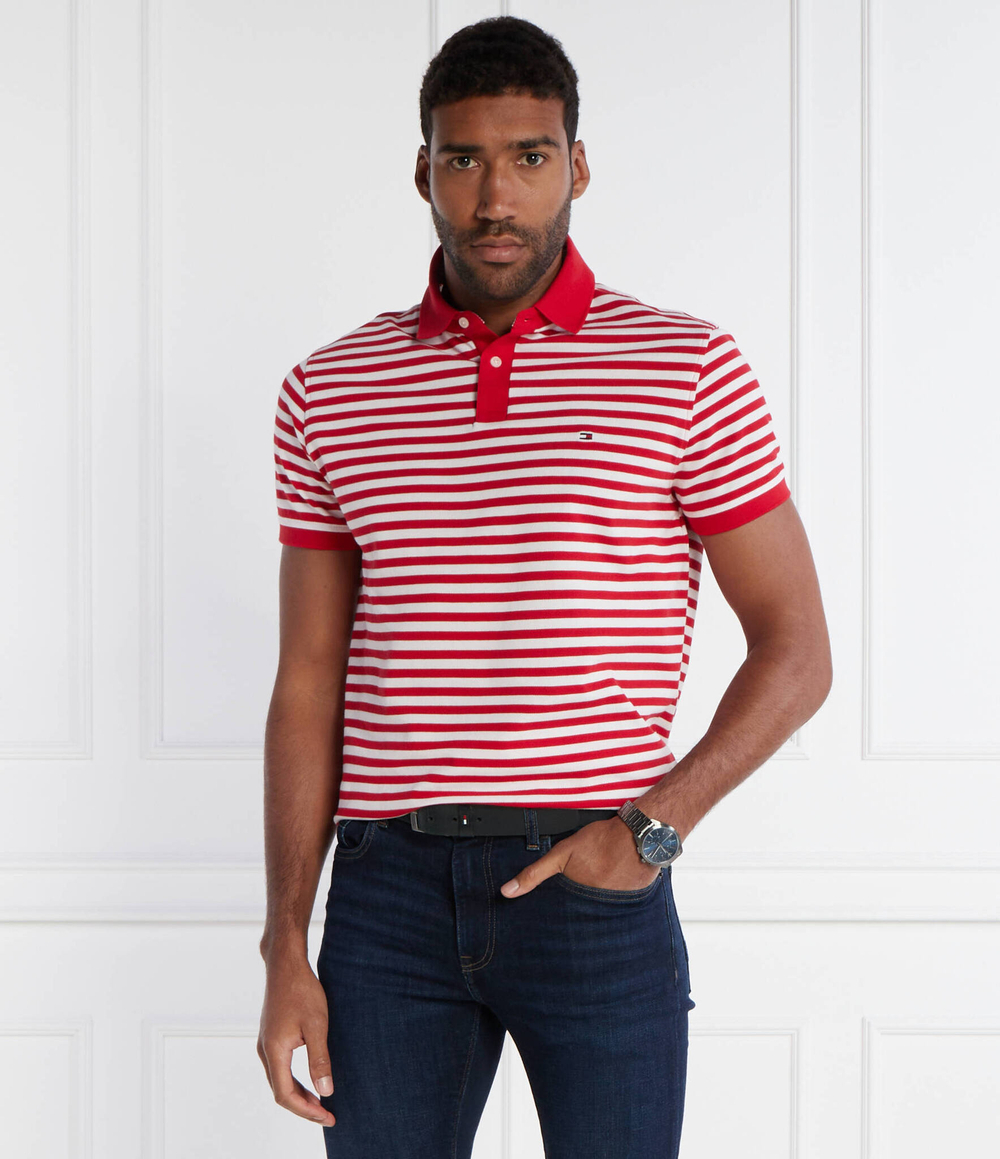 Поло 1985 Tommy Hilfiger - красный(MW0MW17770)
