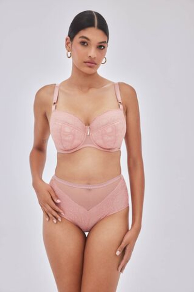 Бюстгальтер Nude Rose с чашками на тонком поролоне (Размер: 70H) (Цвет: пудровый)