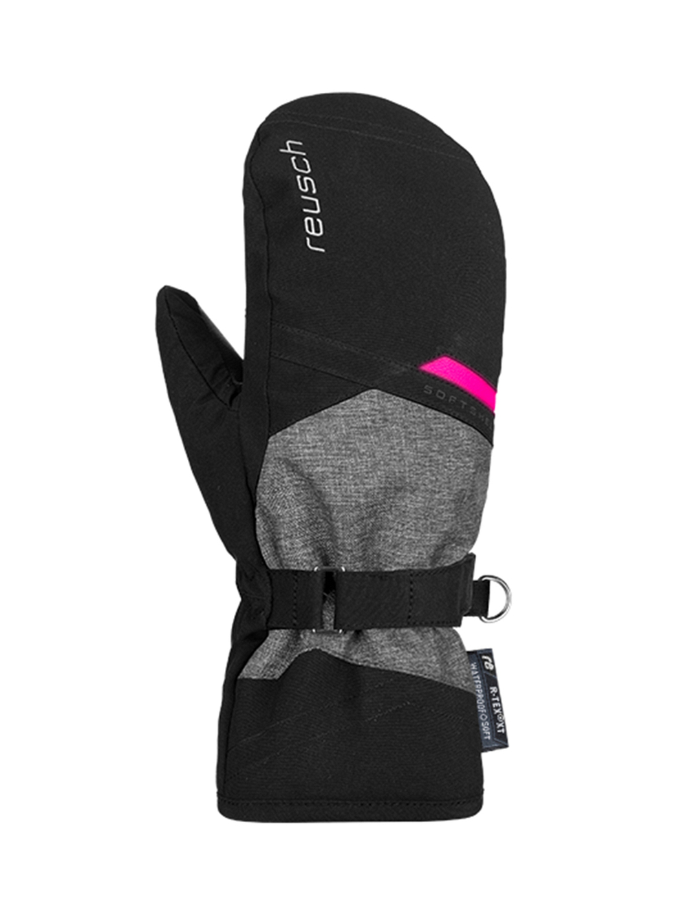 Варежки REUSCH Helena R-Tex Xt Blck/Blck Melang/Pink Glo (inch (дюйм):7)