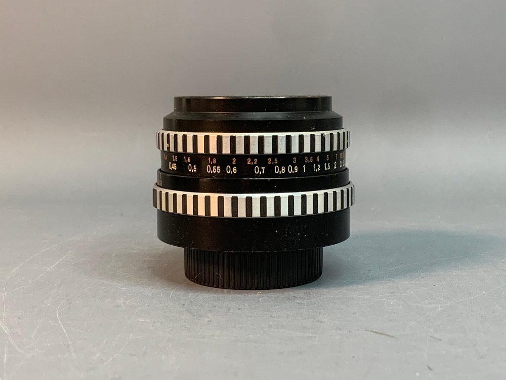 Carl Zeiss DDR Tessar 2.8/50mm внутри плесень