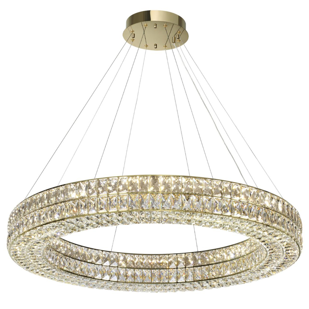 4926/98L L-VISION ODL24 581 золото/металл/хрусталь Люстра LED 98W 4000K 5850Лм PANTA