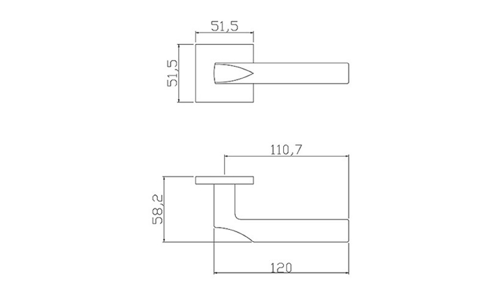 Ручка ADDENBAU SHELF S-559 GRAPHITE