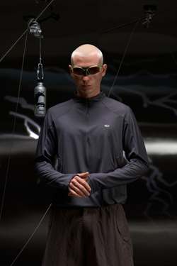 Лонгслив Blue Monte Half-Zip Training Long Sleeve "Guan Danqing"