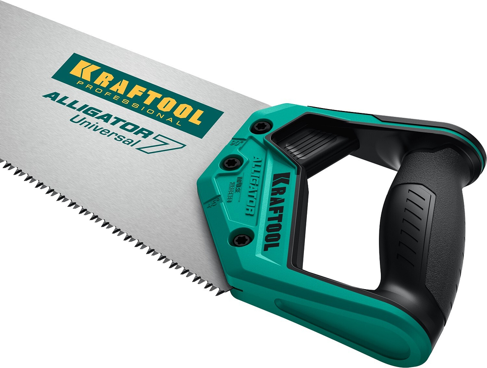 KRAFTOOL Alligator Universal 7, 450 мм, универсальная ножовка (15004-45)