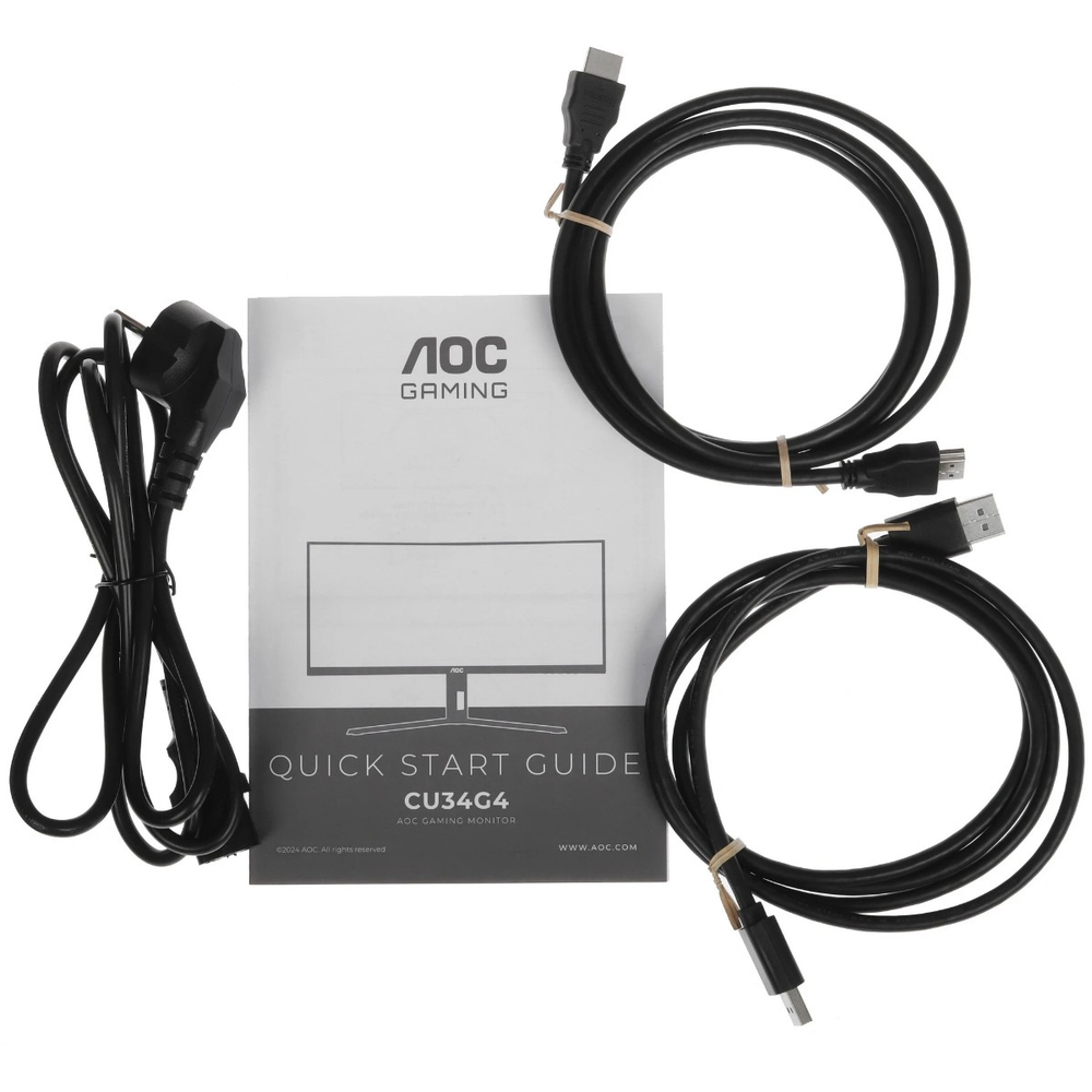Монитор AOC 34" Gaming CU34G4, VA LED 3440x1440 180Hz